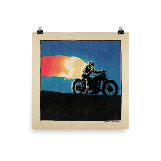 motorcycle poster